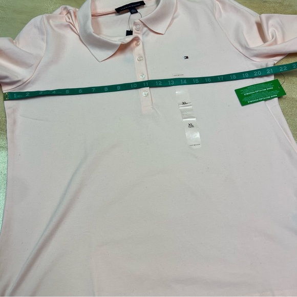 Tommy Hilfiger Women’s Pink Long Sleeve Polo Top Size XL - Picture 10 of 12